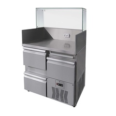 Refrigerating counter