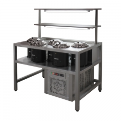 Universal bain marie without backsplash