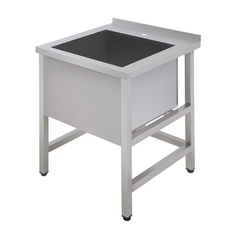 Single sink unit with tube profiles