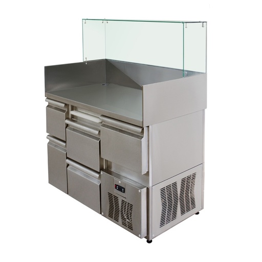 Refrigerating counter