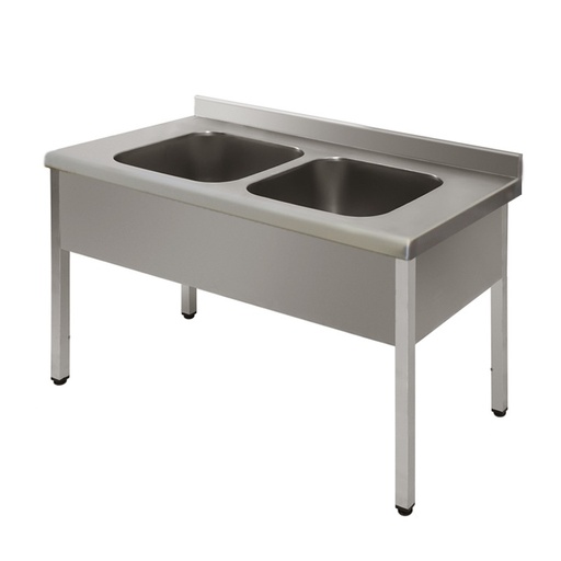 Double sink unit Lux